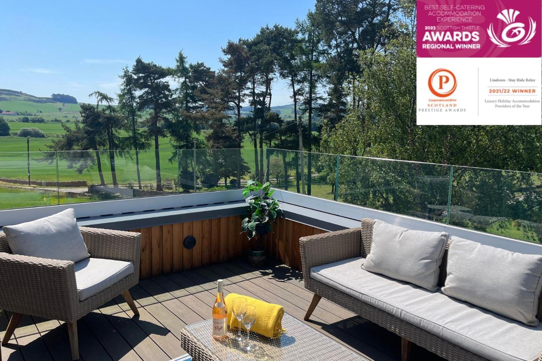 Luxury Lodge With Hot Tub At Lindores Newburgh  Eksteriør billede